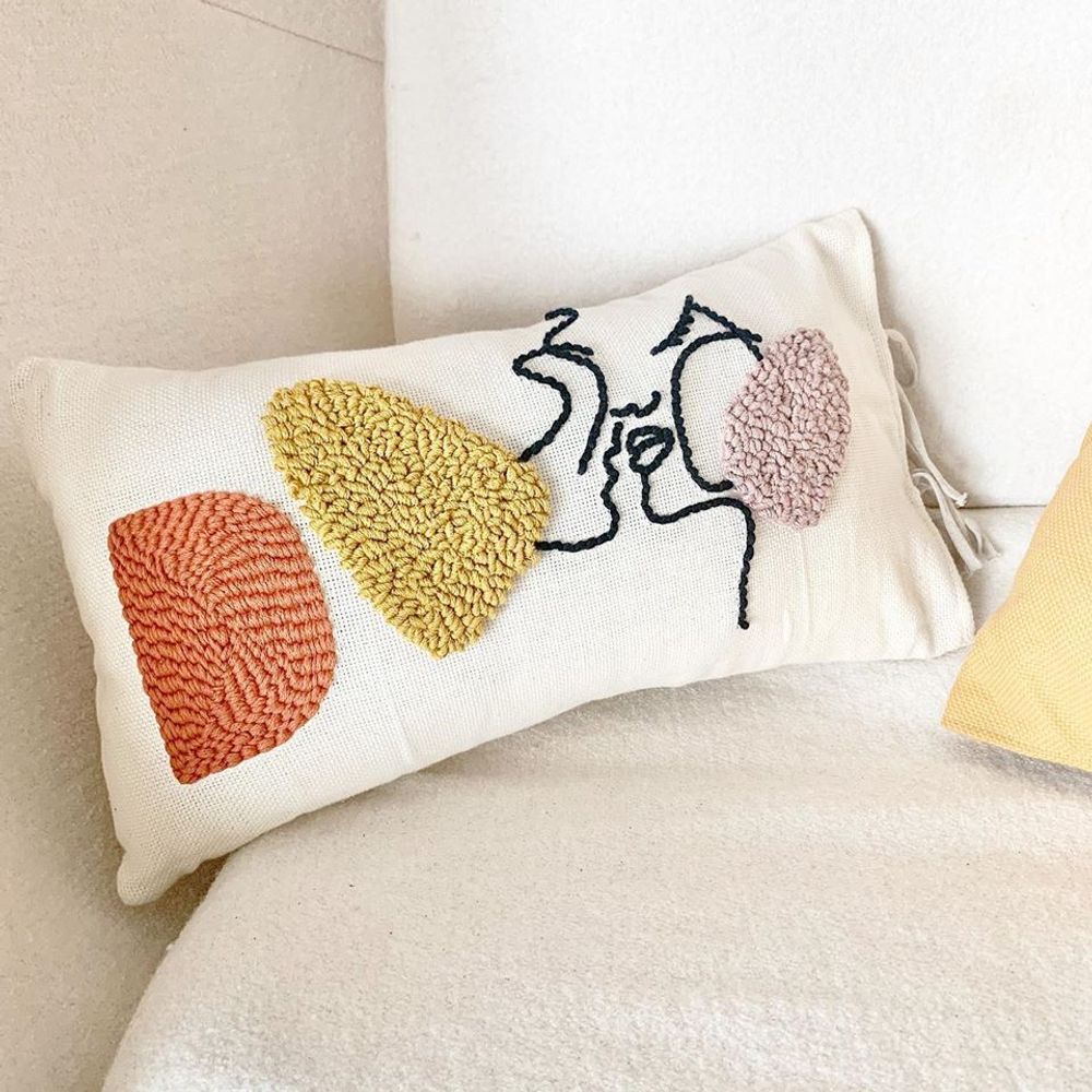 Coussins textile - Coussin Kiss rectangulaire - LES LOVERS DECO