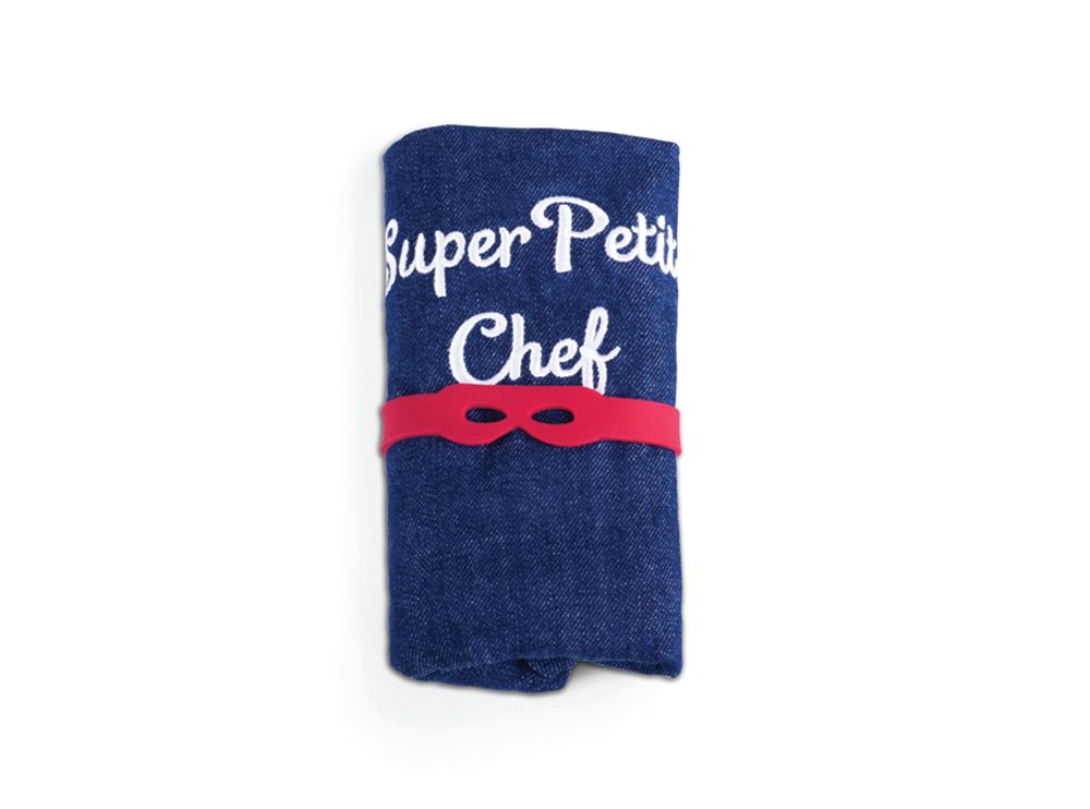 Accessoires enfants - Tablier enfant en denim brodé - SUPERPETIT