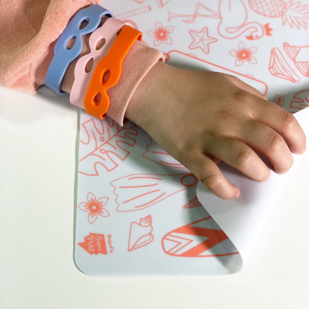 Stationery - Silicone Mini Playmat - FLORIDA reversible - SUPERPETIT