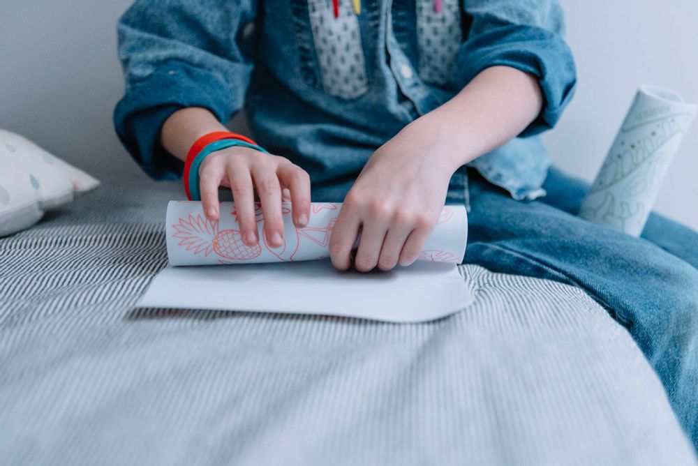 Stationery - Silicone Mini Playmat - FLORIDA reversible - SUPERPETIT