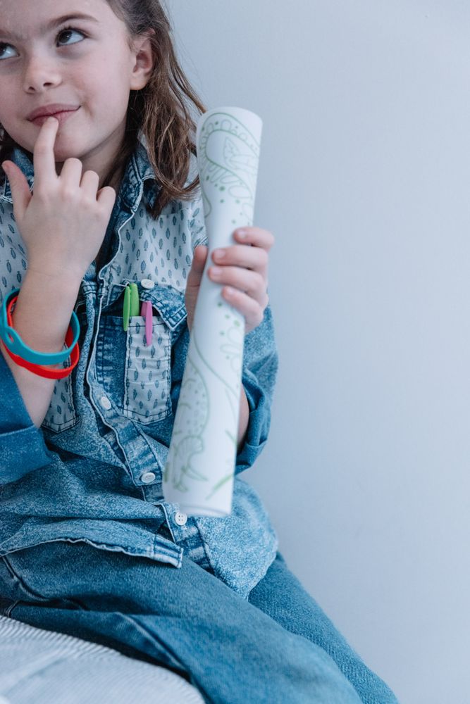 Cadeaux - Silicone Mini Playmat - CORSE reversible avec 4 feutres inclus - SUPERPETIT