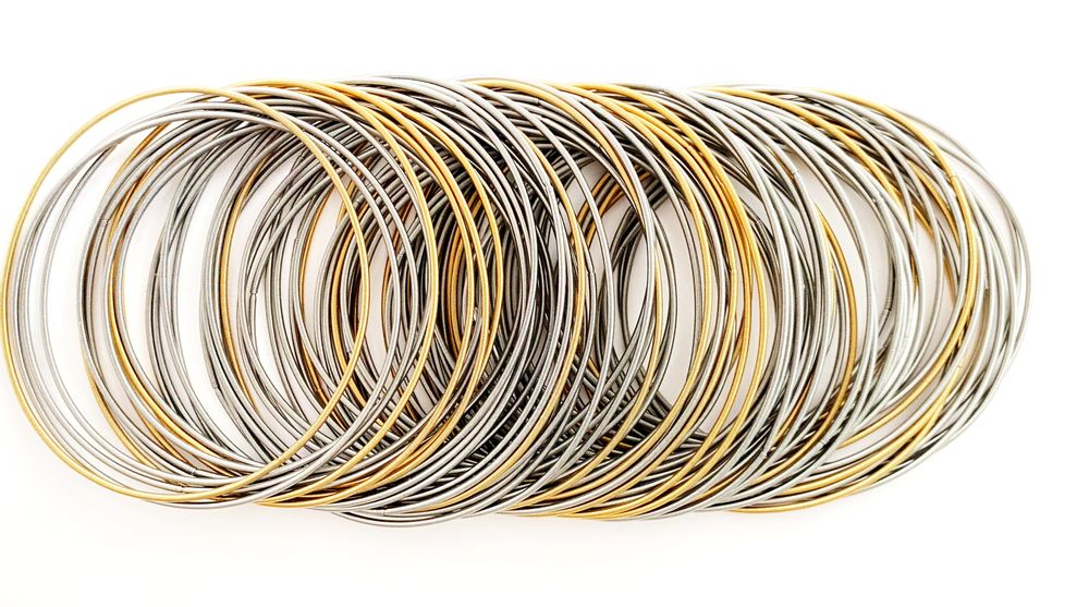 Gifts - SALT AND PEPPER BRACELET GOLD - LA MOLLLA® BIJOUX