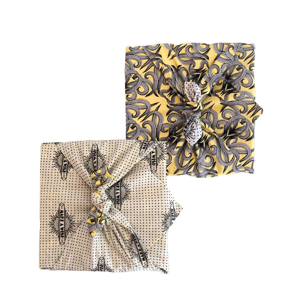 Gifts - FabRap Reversible Double Sided Small Reusable Gift Wrapping - FABRAP