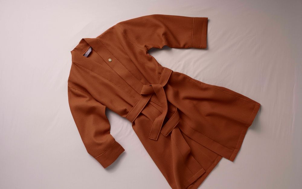 Bathrobes - WAFFLE BATHROBE kimonostyle - SUITE702
