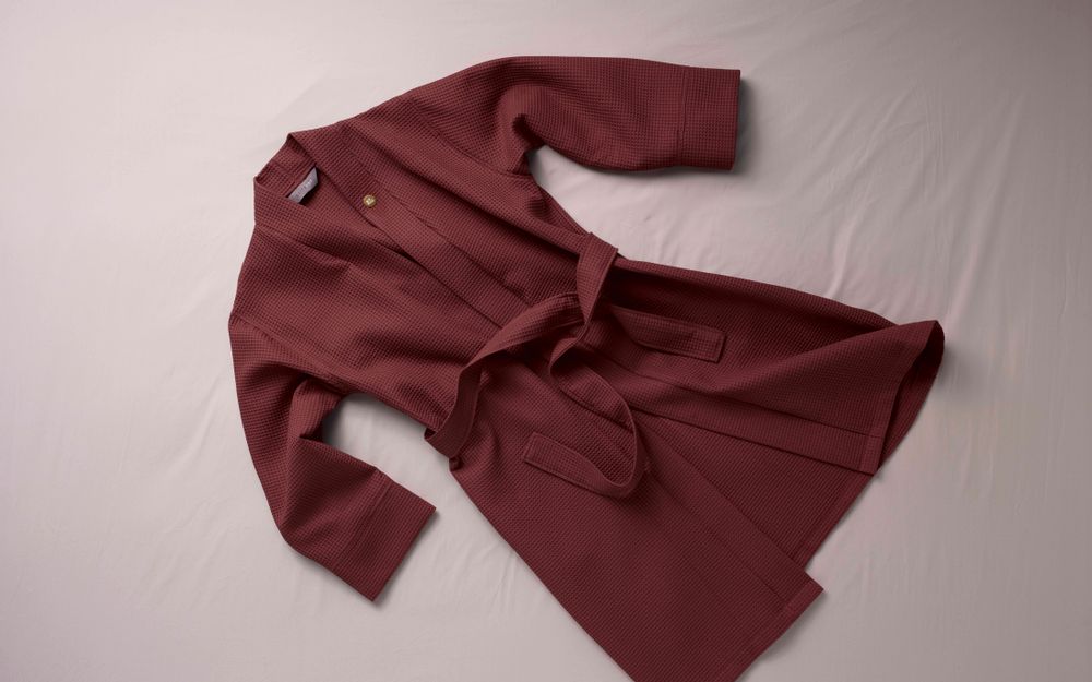Bathrobes - WAFFLE BATHROBE kimonostyle - SUITE702