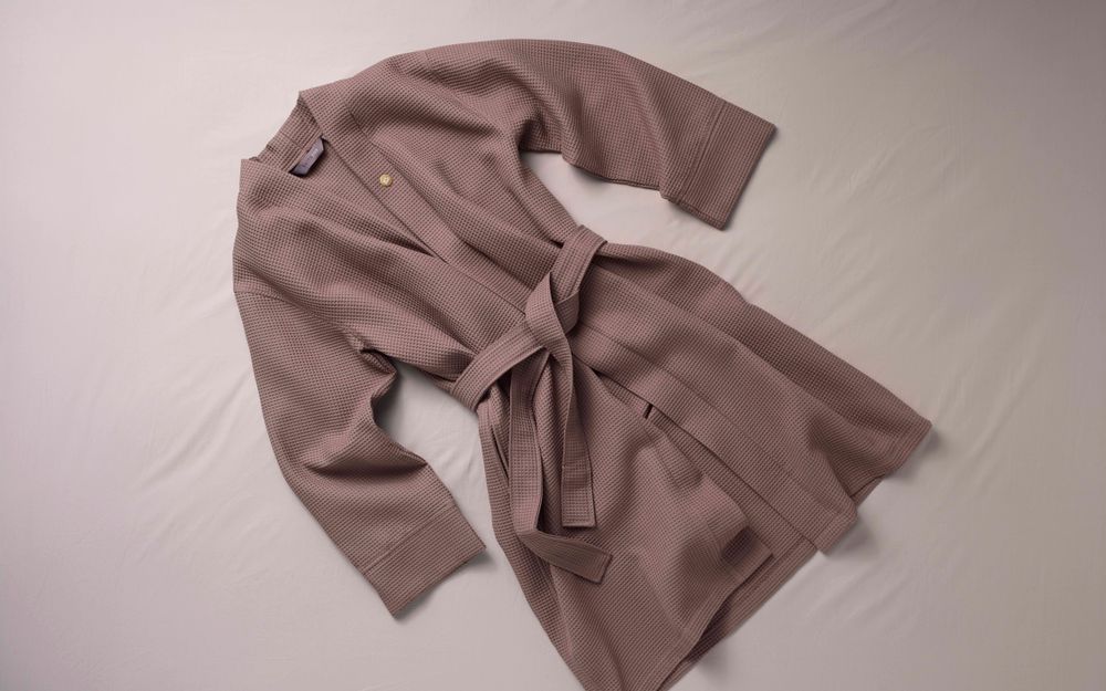 Bathrobes - WAFFLE BATHROBE kimonostyle - SUITE702