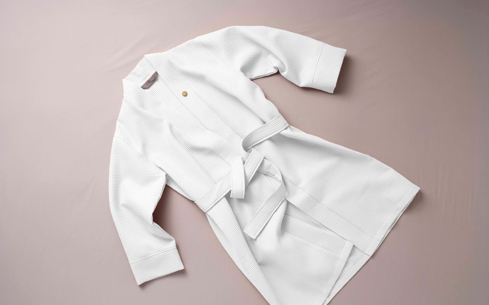Bathrobes - WAFFLE BATHROBE kimonostyle - SUITE702