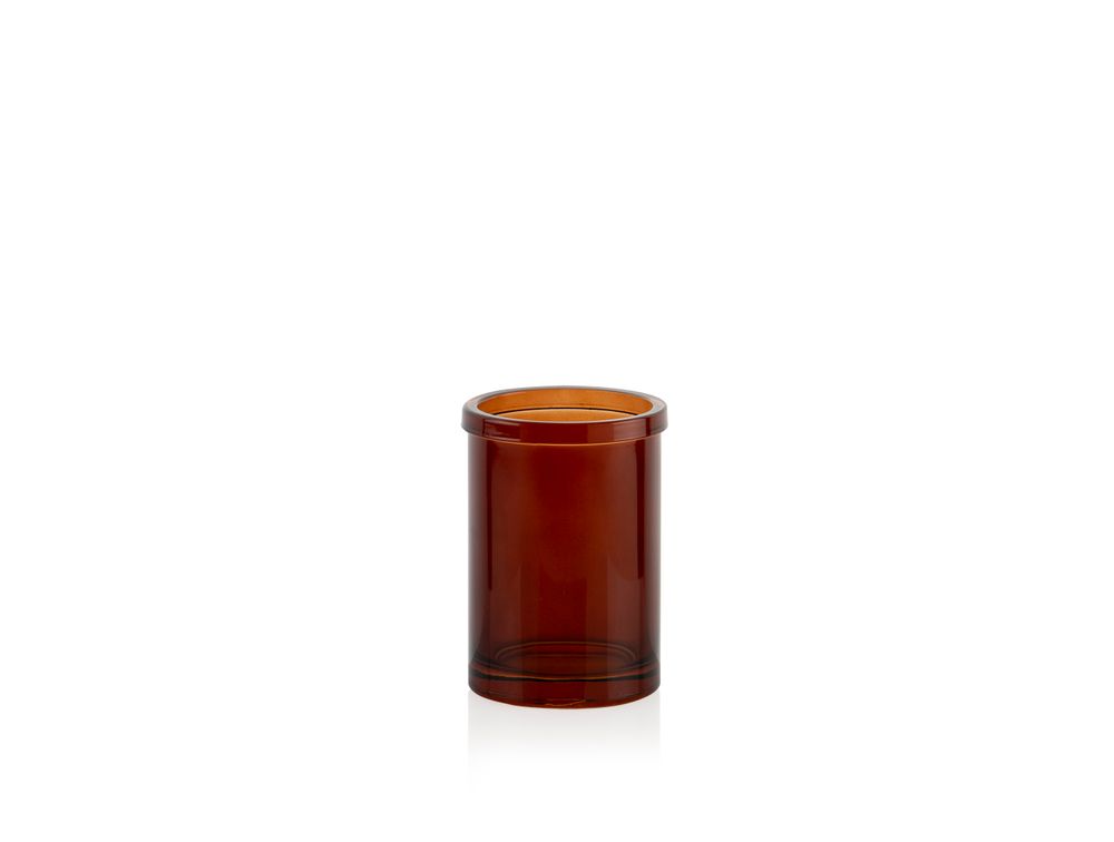 Mounting accessories - Amber glass Toothbrush holder BA70103 - ANDREA HOUSE