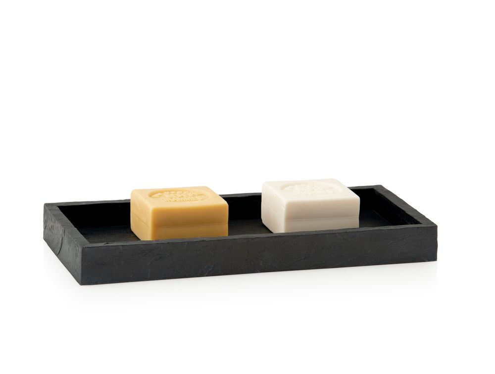 Accessoires à fixer - Plateau en polyrésine effet ardoise BA70116 - ANDREA HOUSE