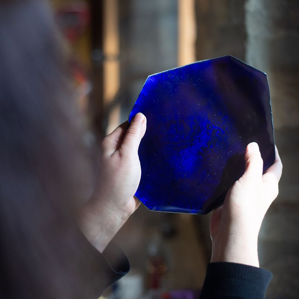 Other wall decoration - Wall composition - ABYSSES - ANNE DE LA FORGE - ÉMAILLEUR D'ART