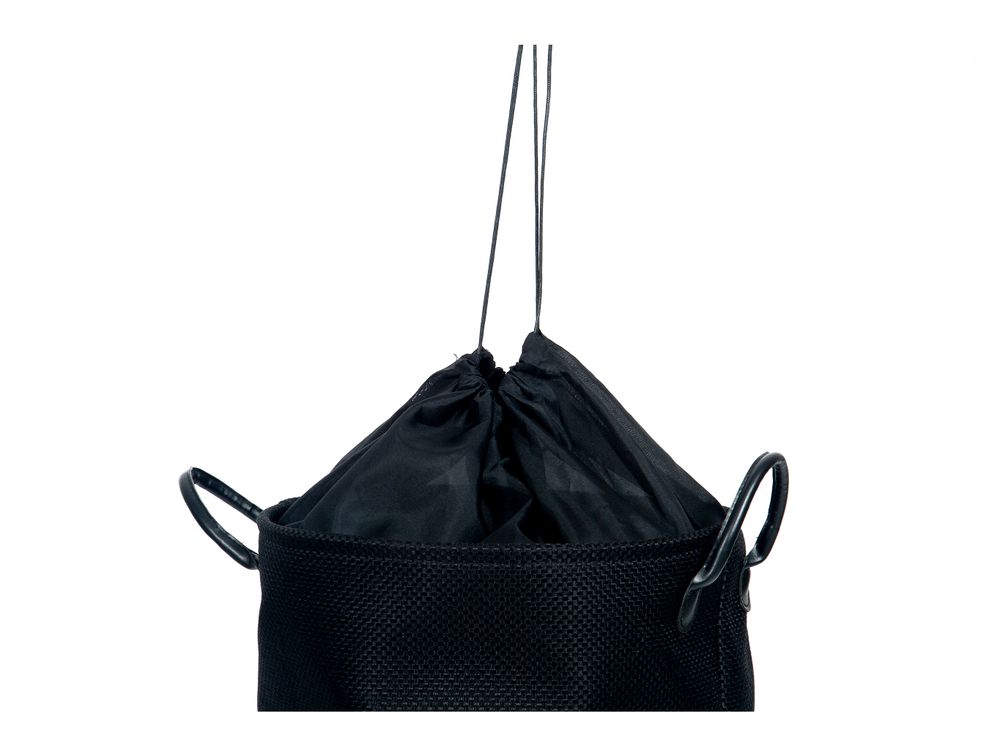Paniers à linge - Panier à linge en polyester noir BA70170 - ANDREA HOUSE