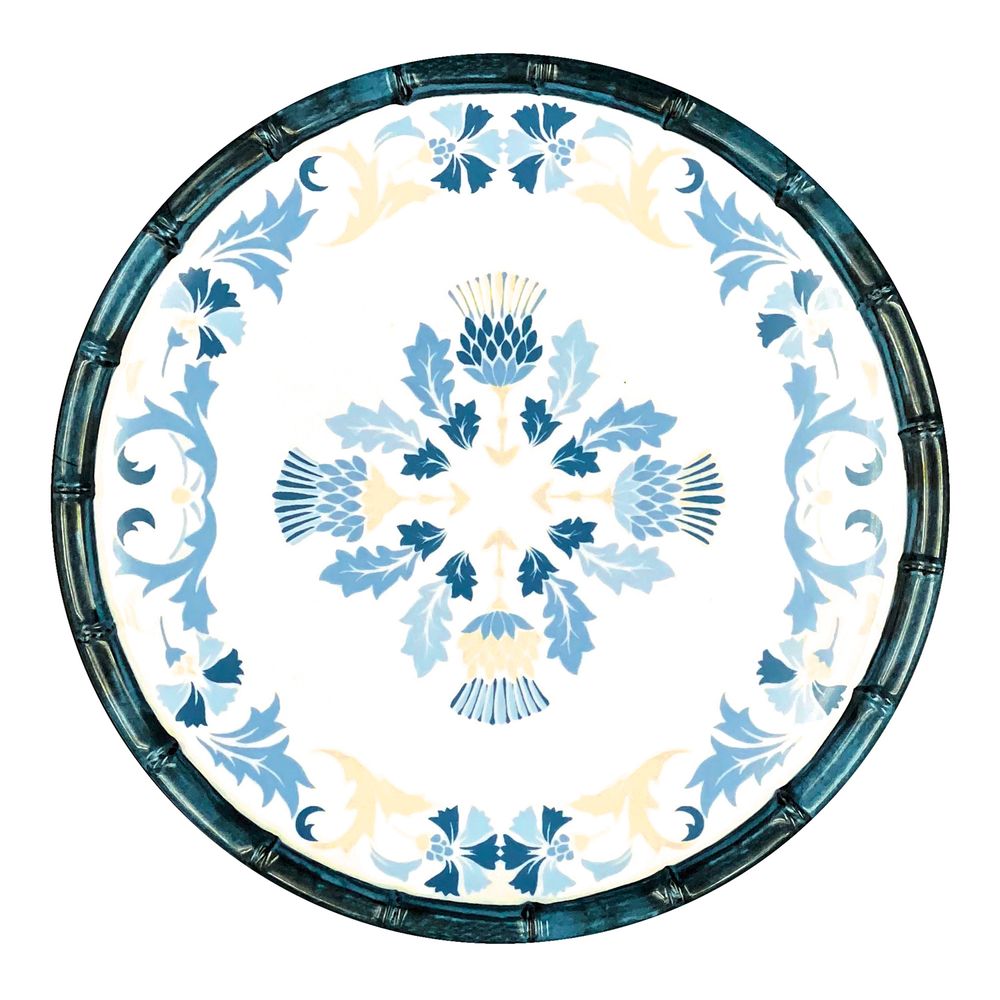 Dessous de plat - VAISSELLE COLLECTION LISBONNE. - LES JARDINS DE LA COMTESSE