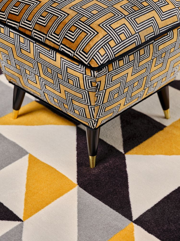 Upholstery fabrics - INTERCEPTION JACQUARD VELVET - ALDECO