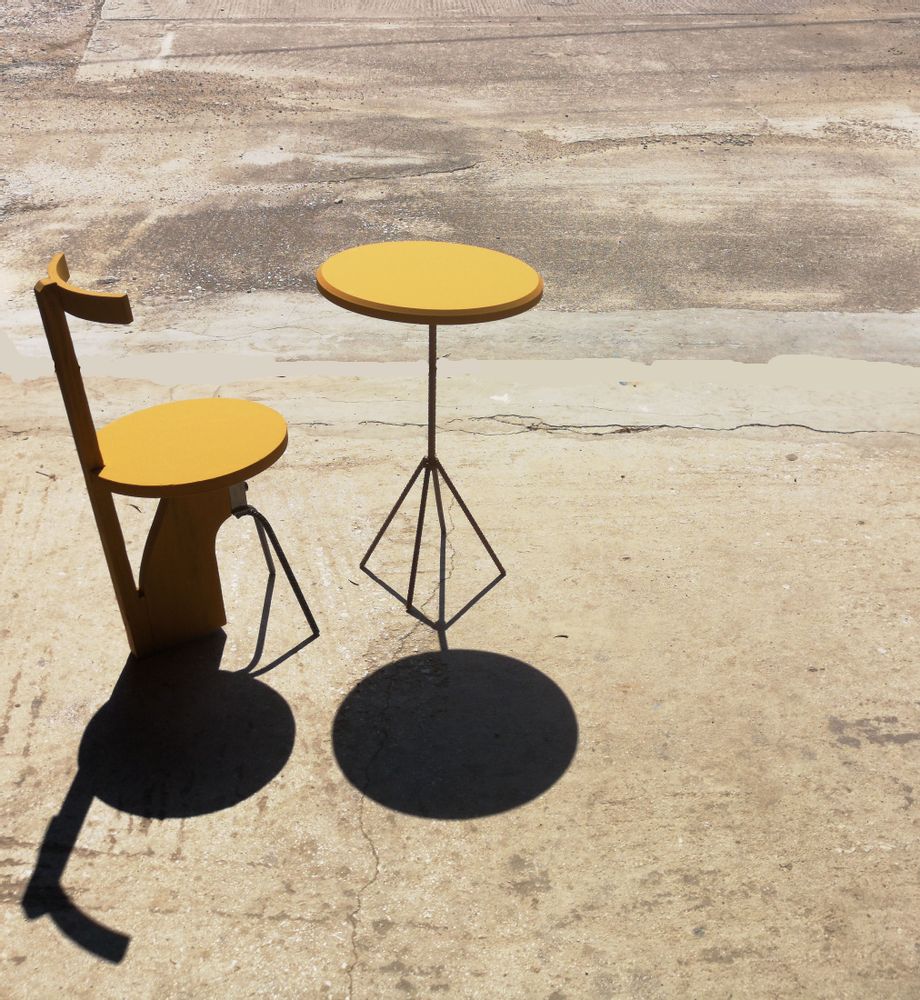 Kitchens furniture - Rudder chair yellow - LIVING MEDITERANEO