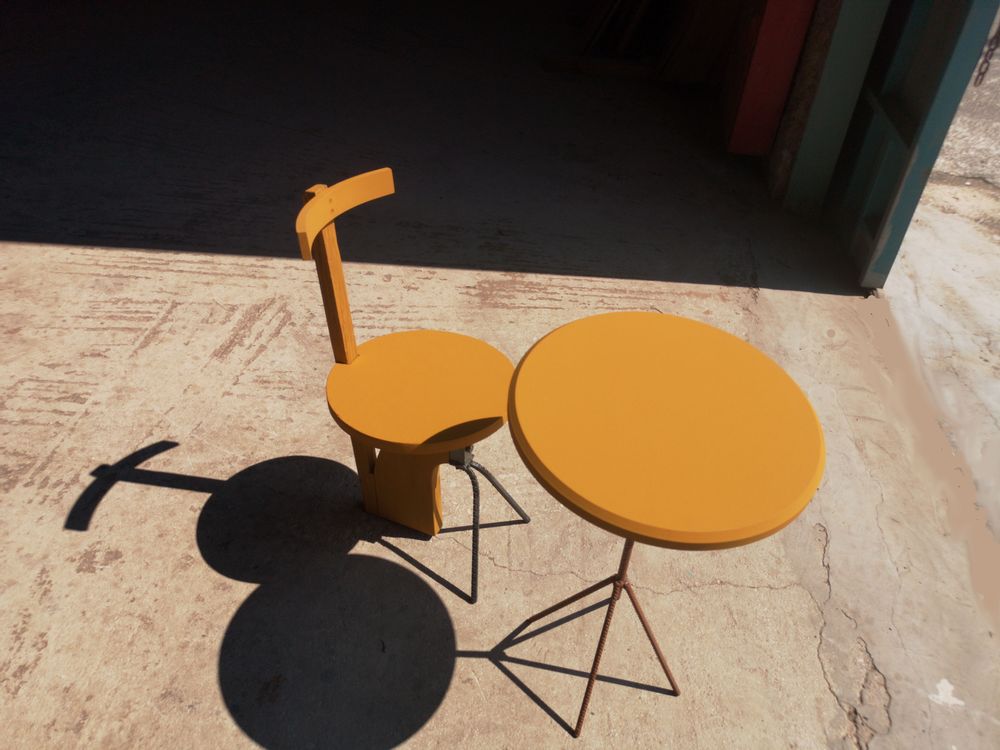 Kitchens furniture - Rudder chair yellow - LIVING MEDITERANEO