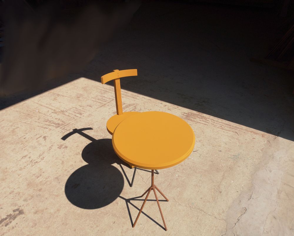 Kitchens furniture - Rudder chair yellow - LIVING MEDITERANEO
