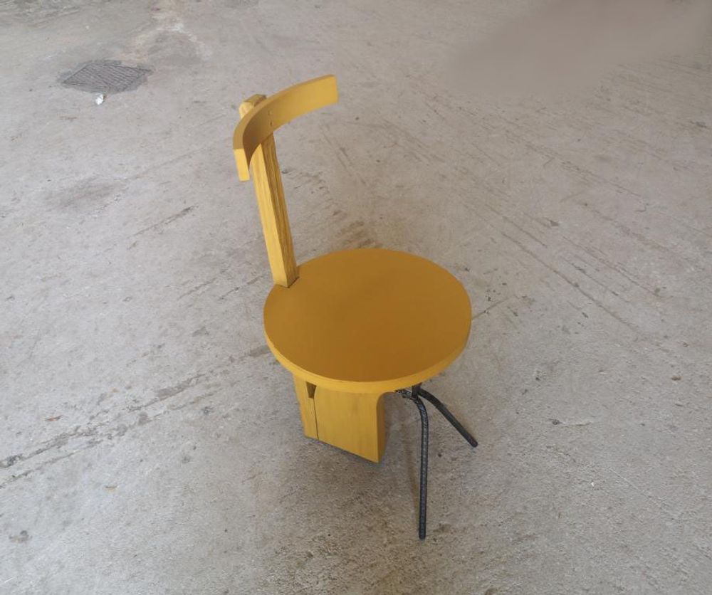 Kitchens furniture - Rudder chair yellow - LIVING MEDITERANEO