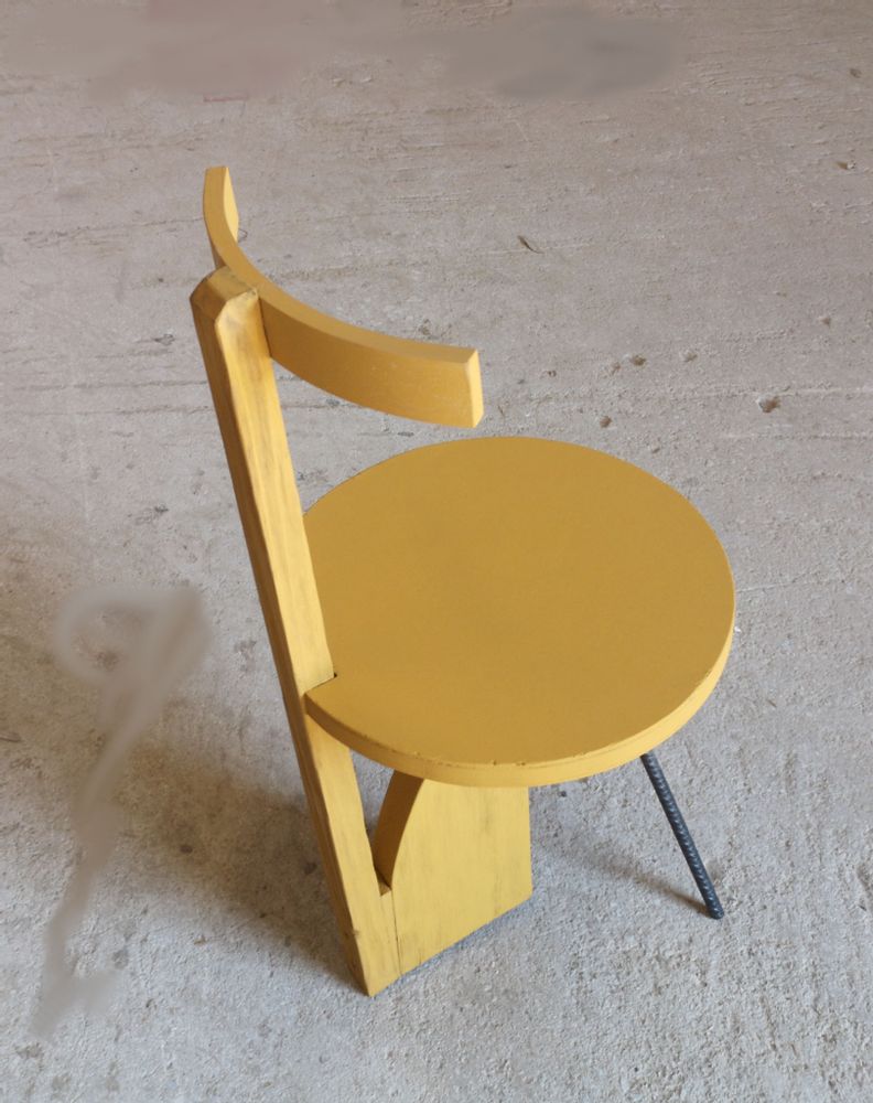 Kitchens furniture - Rudder chair yellow - LIVING MEDITERANEO