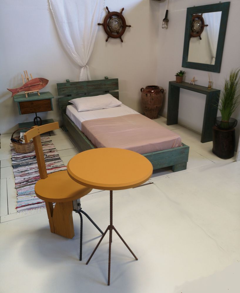 Kitchens furniture - Rudder chair yellow - LIVING MEDITERANEO