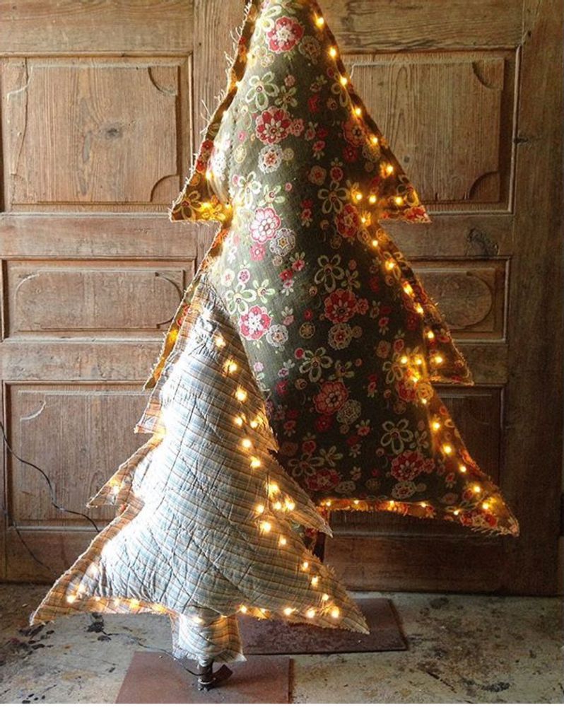 Other Christmas decorations - Christmas trees  - ROSE VELOURS