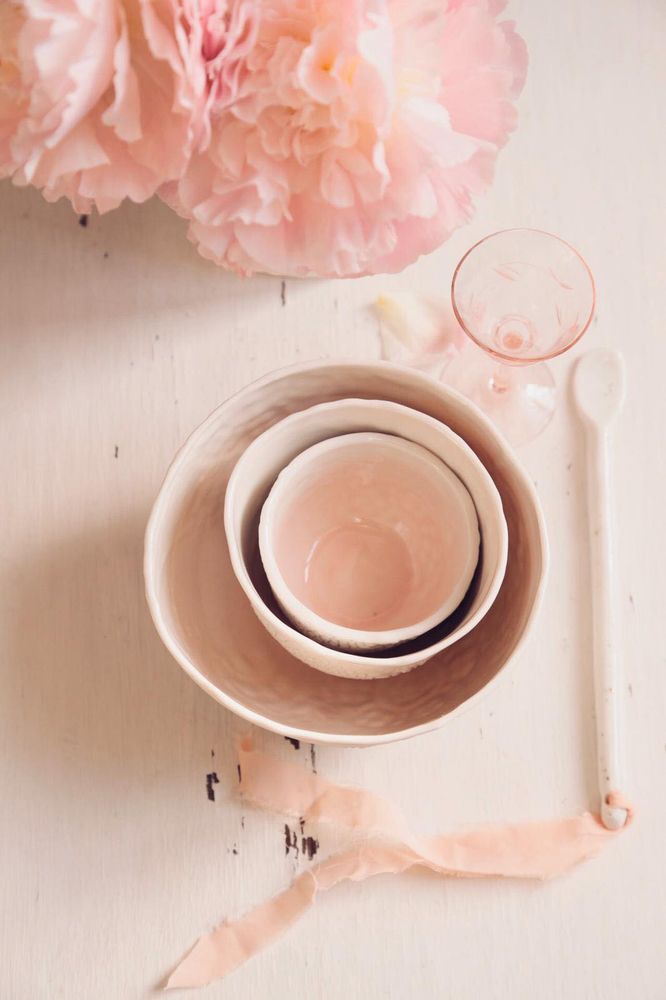 Bowls - Espresso, cup and bowl “Albertine” - MYRIAM AIT AMAR