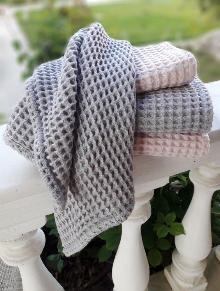 Other bath linens - Modal-Cotton Waffle Towel - L'APPARTEMENT