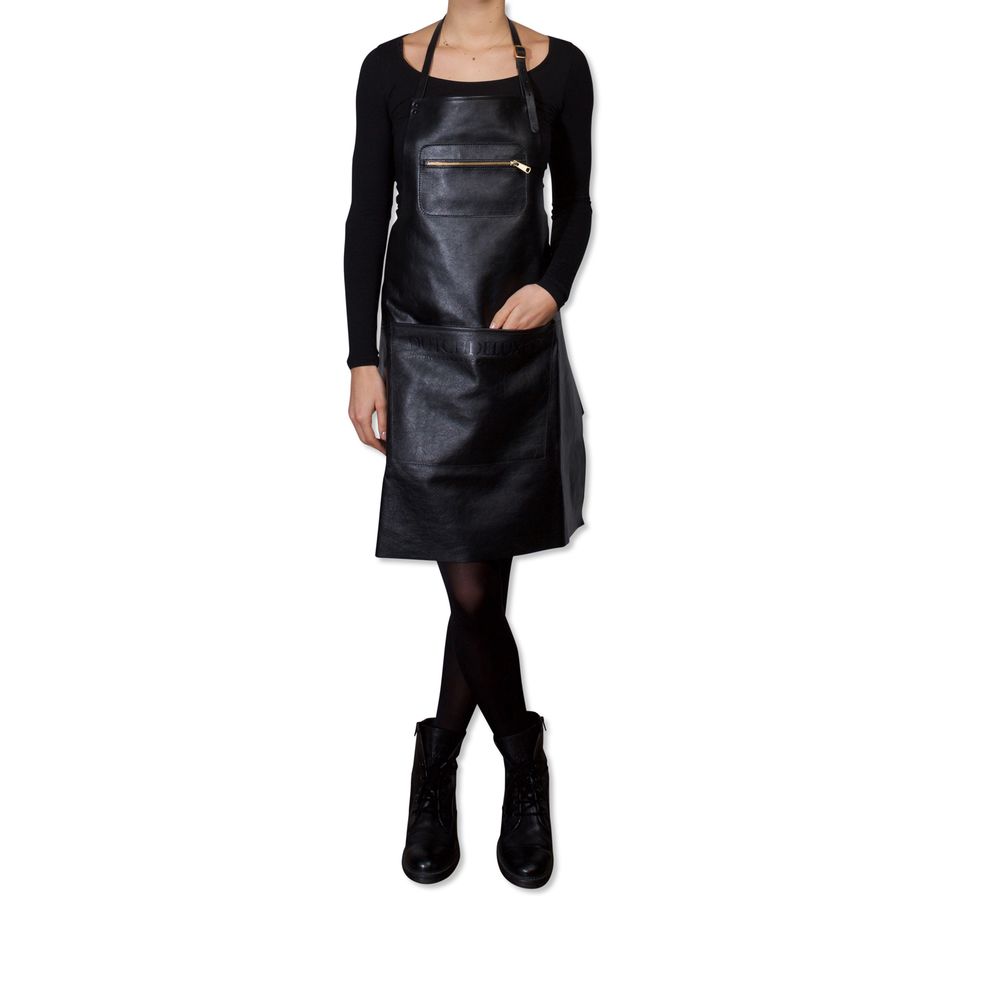 Barbecues - Tablier style zippé | Cuir pleine fleur - DUTCHDELUXES INTERNATIONAL BV