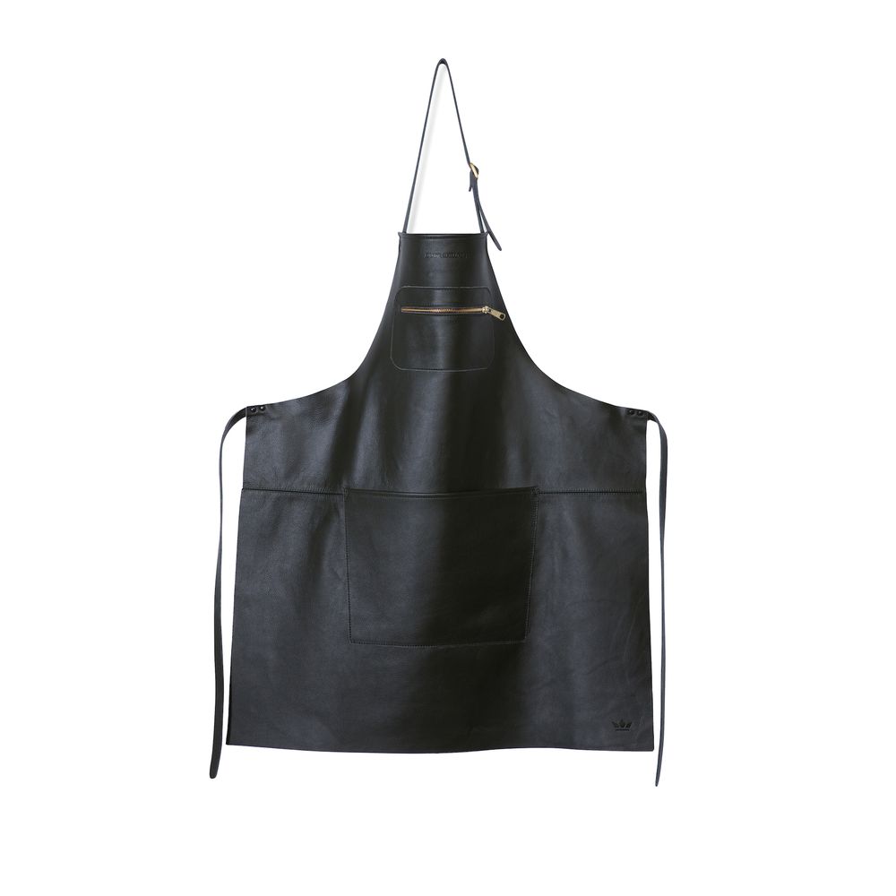 Barbecues - Tablier style zippé | Cuir pleine fleur - DUTCHDELUXES INTERNATIONAL BV