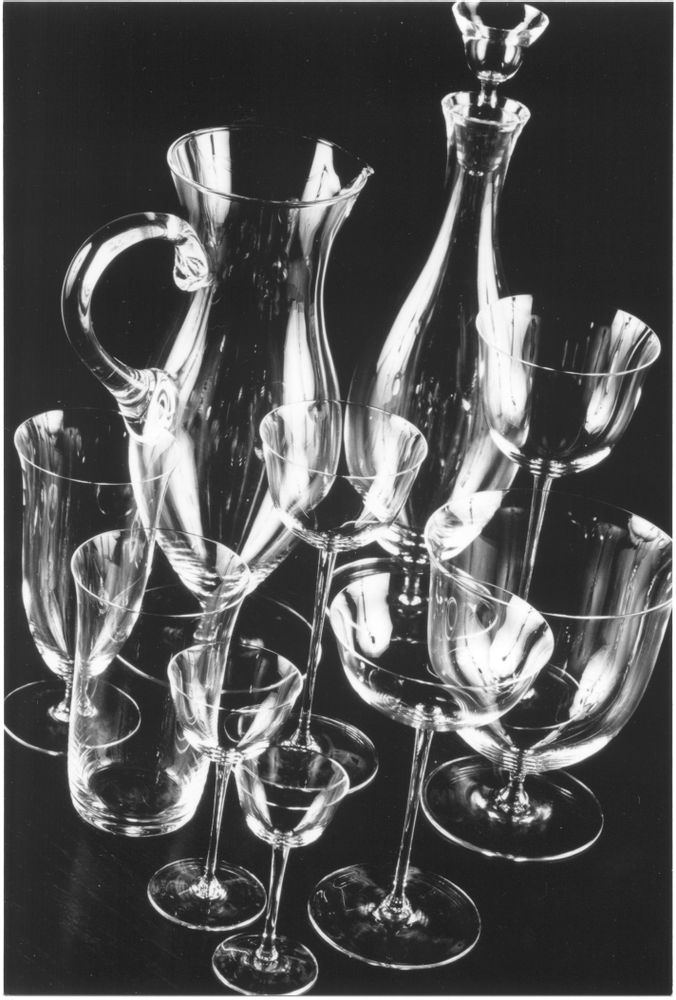 Patrician Drinking Set No. 238 Tall Champagne Flute by Josef