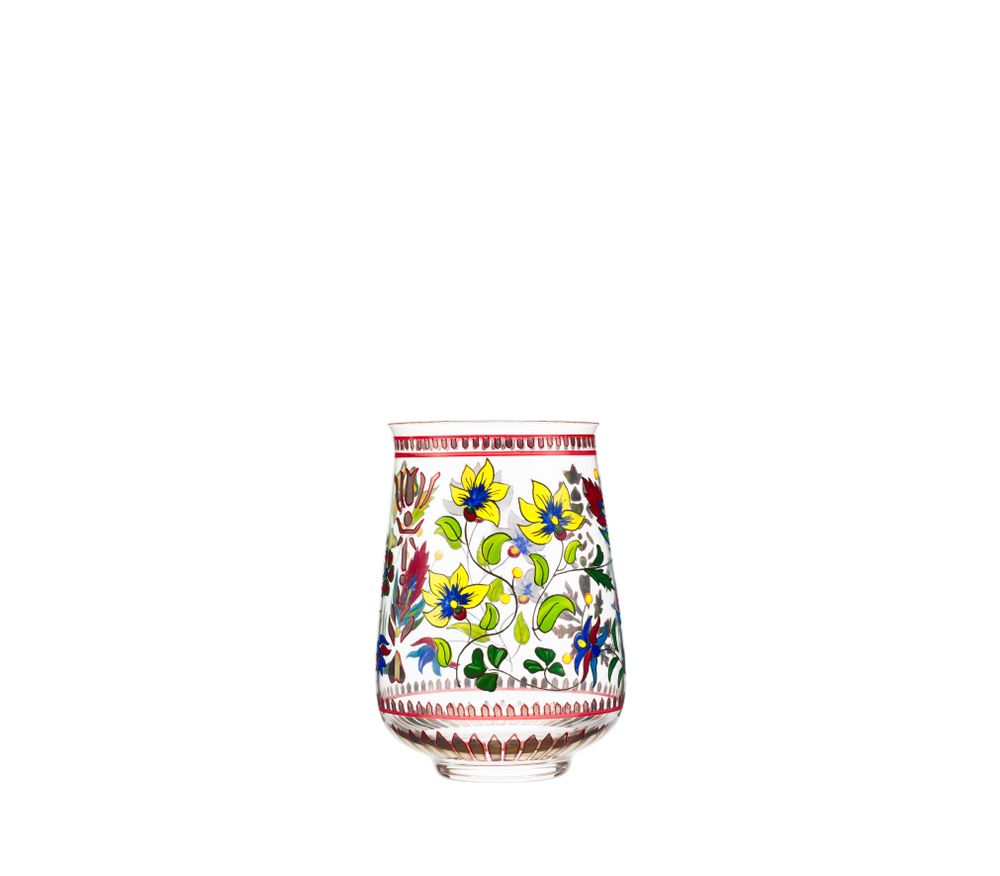 Verre d'art - Fleurs Orientales - LOBMEYR