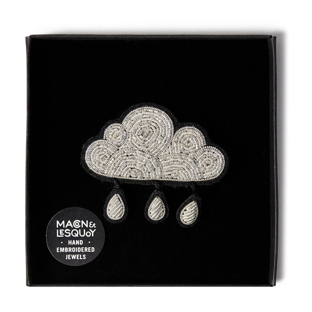 Mode enfantine - Broche - Nuage et pluie - MACON & LESQUOY