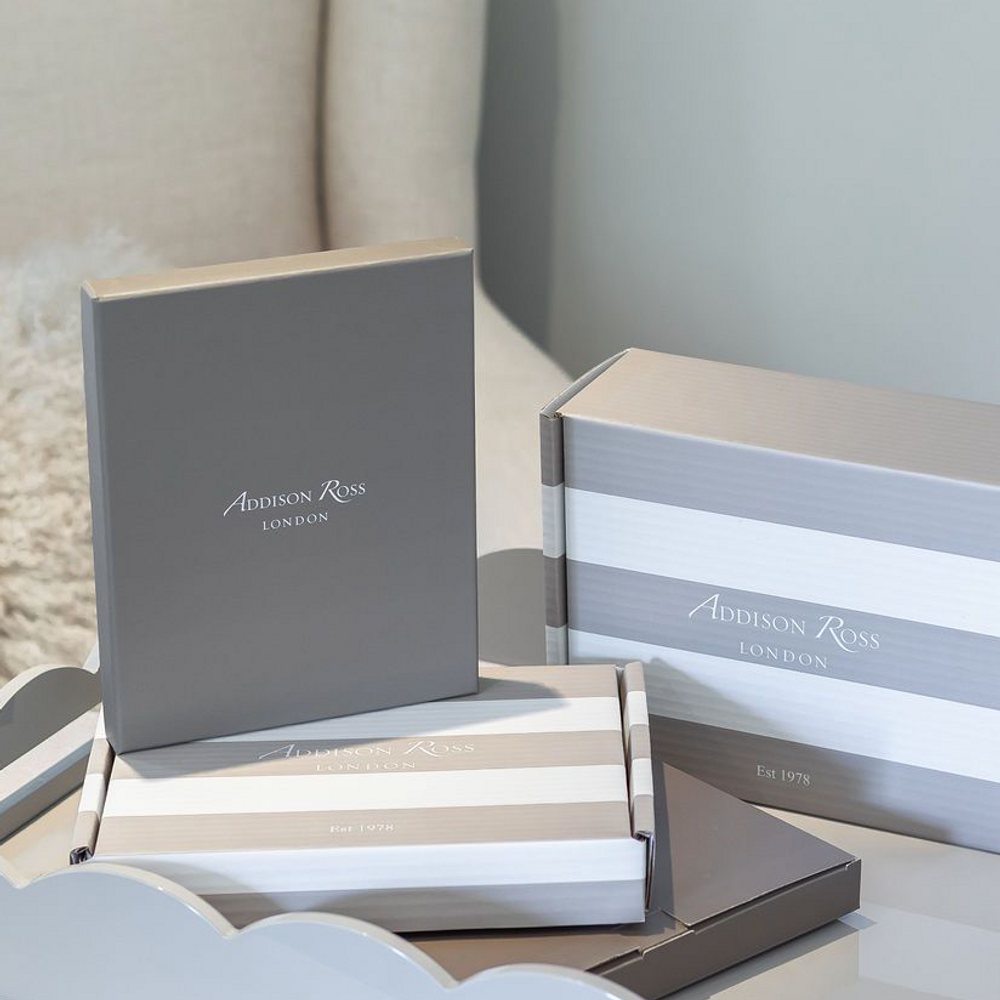 Hotel bedding - Light Pink Enamel & Silver Frame - ADDISON ROSS