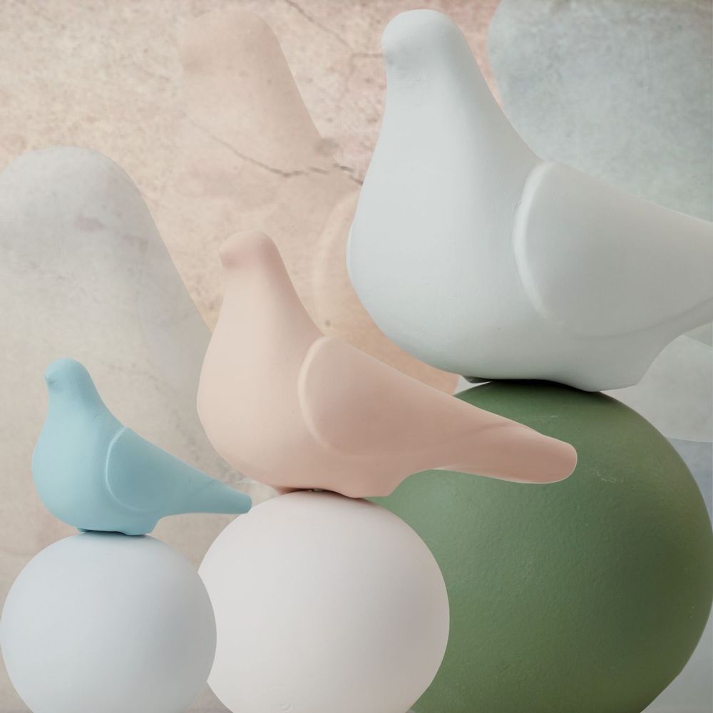 Sculptures, statuettes et miniatures - Statue Colombe On Sphère - SOPHIA ENJOY THINKING