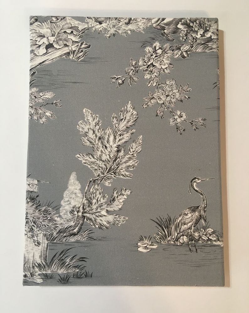 Office sets - NOTEBOOKS BOUND WITH A "TOILE DE JOUY" - LEGATORIA LA CARTA