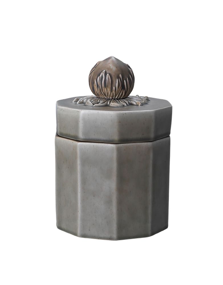 Ceramic - Hazel, can with lid - STHÅL