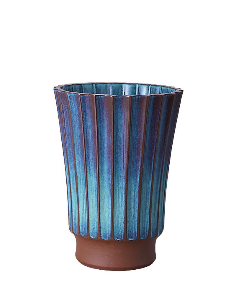 Ceramic - High vase, terracotta - STHÅL