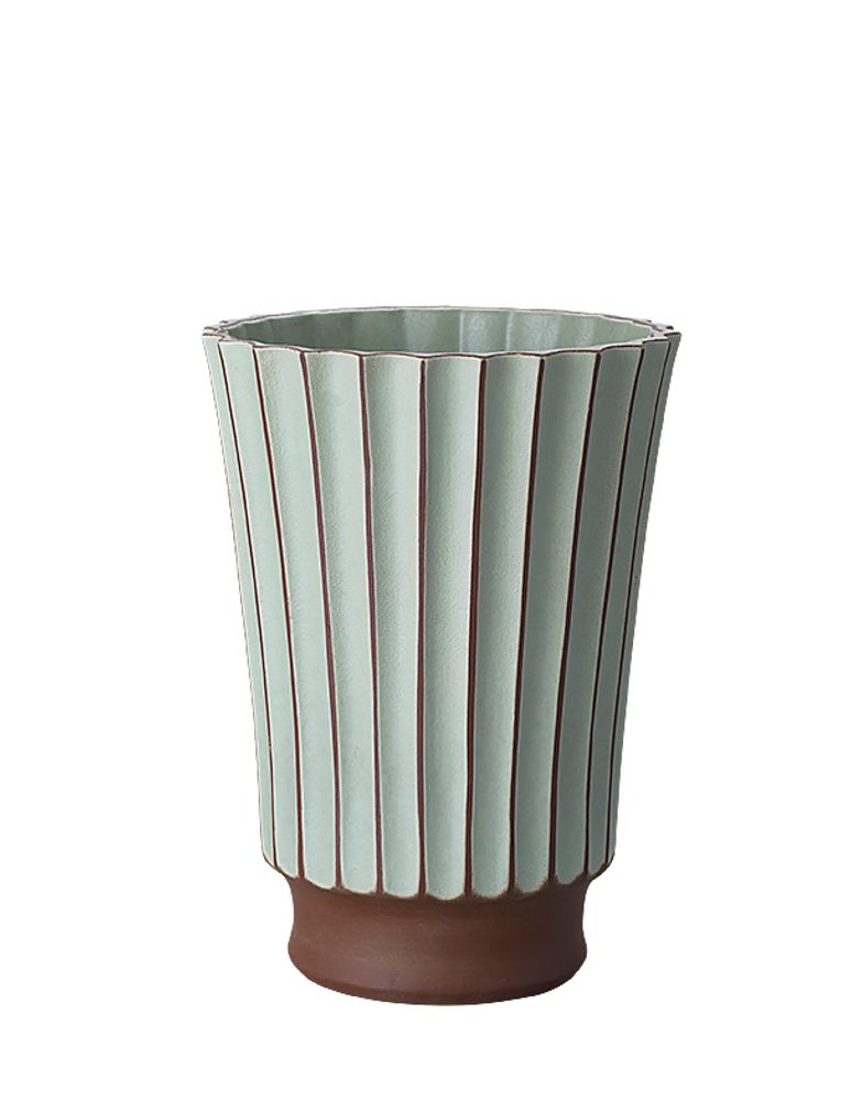 Ceramic - High vase, terracotta - STHÅL