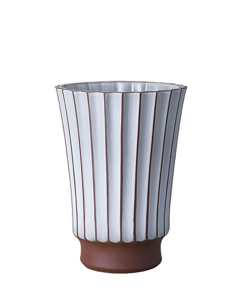 Ceramic - High vase, terracotta - STHÅL