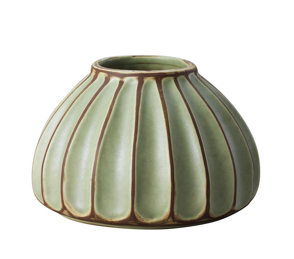 Ceramic - Round big vase, terracotta - STHÅL