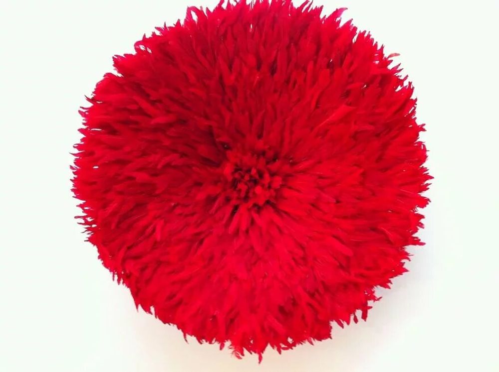 Autres décorations murales - Ensemble de 05 juju hats de 50 cm : juju hats ou décoration murale ou objet déco ou coiffe bamileke - HOME DECOR FR