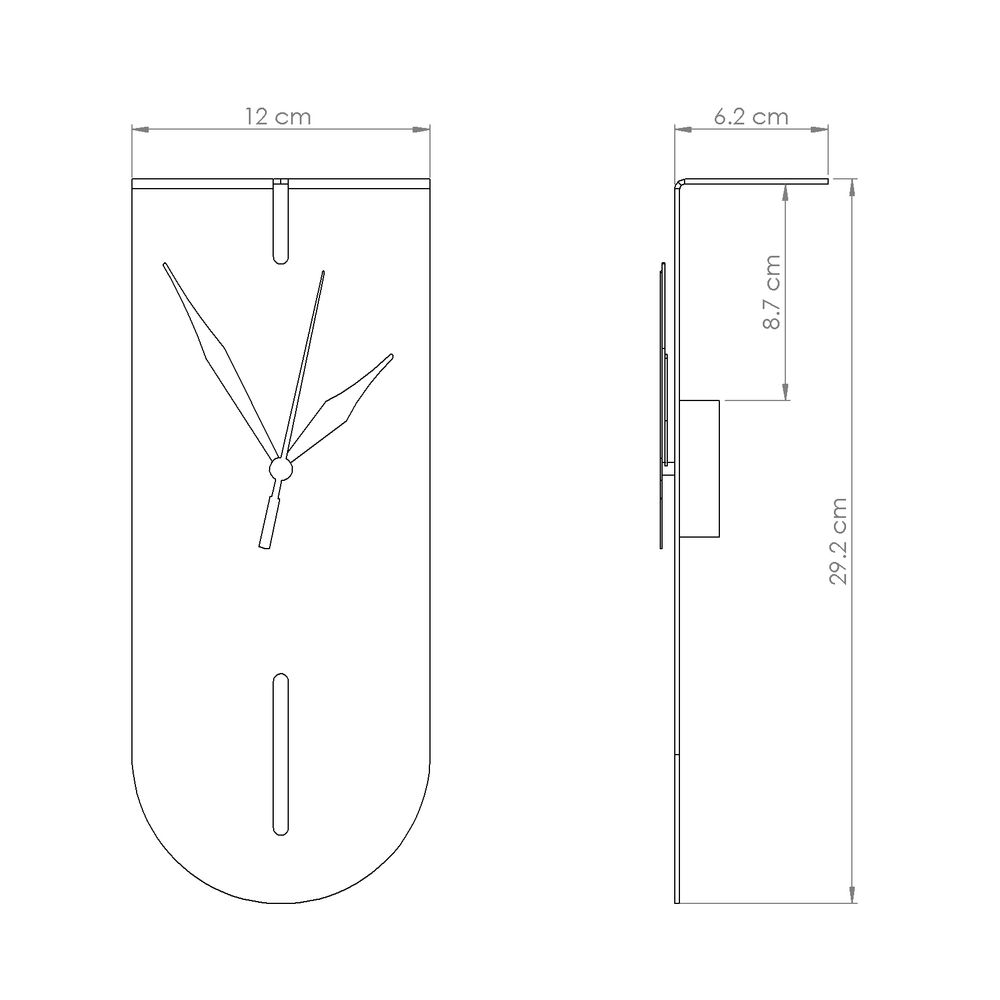 Autres fournitures bureau  - SALORA - Horloge - WALLABY BY SHELLY AGRONIN