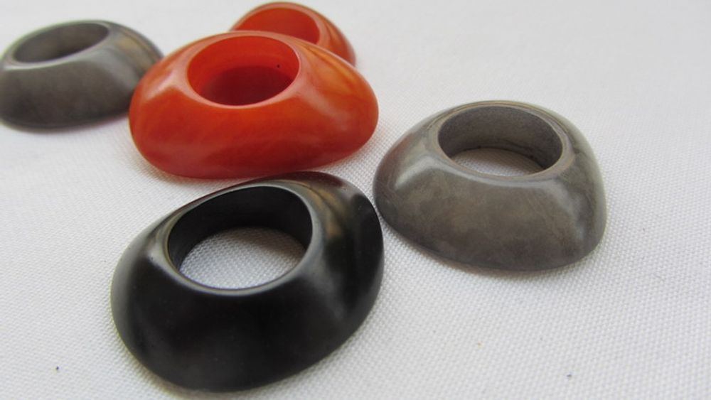 Quincaillerie d'art - Beignets en Tagua. Ivoire végétal - TIERRATAGUA & CREATIERRA