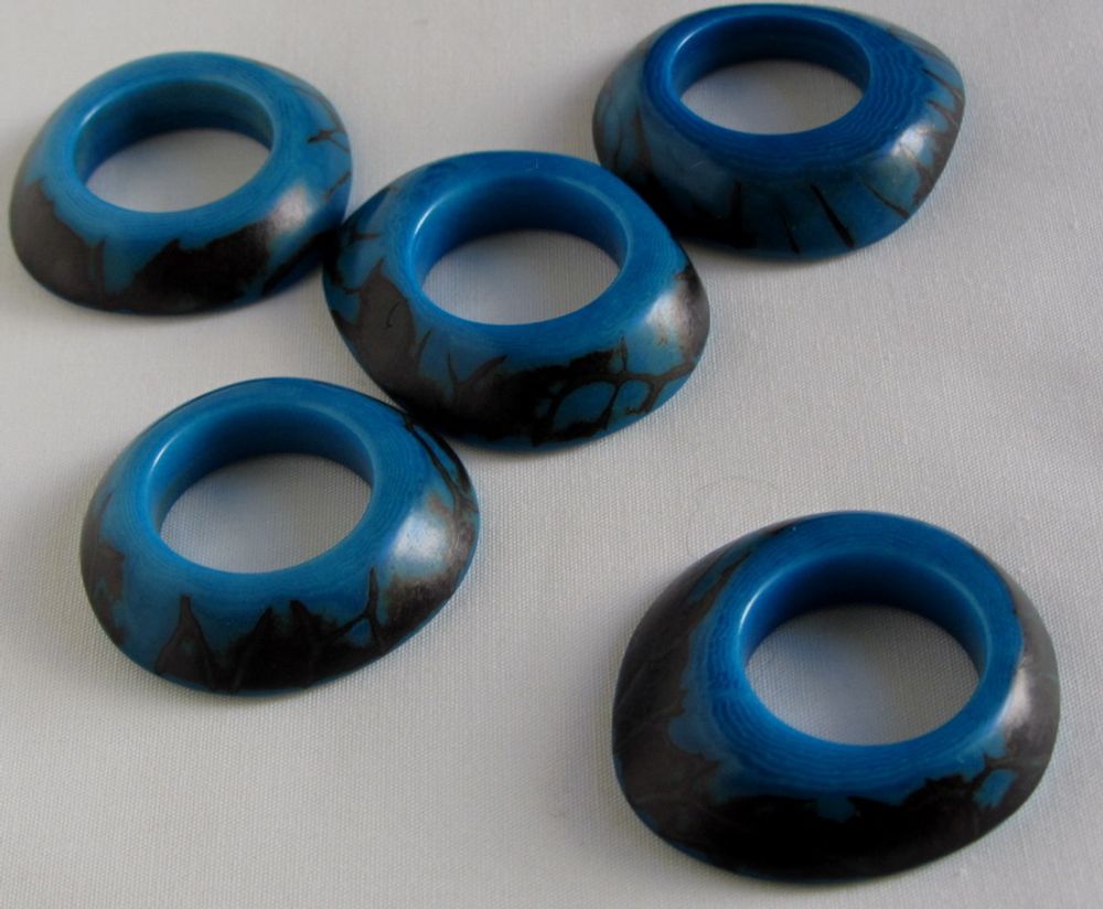 Quincaillerie d'art - Beignets en Tagua. Ivoire végétal - TIERRATAGUA & CREATIERRA