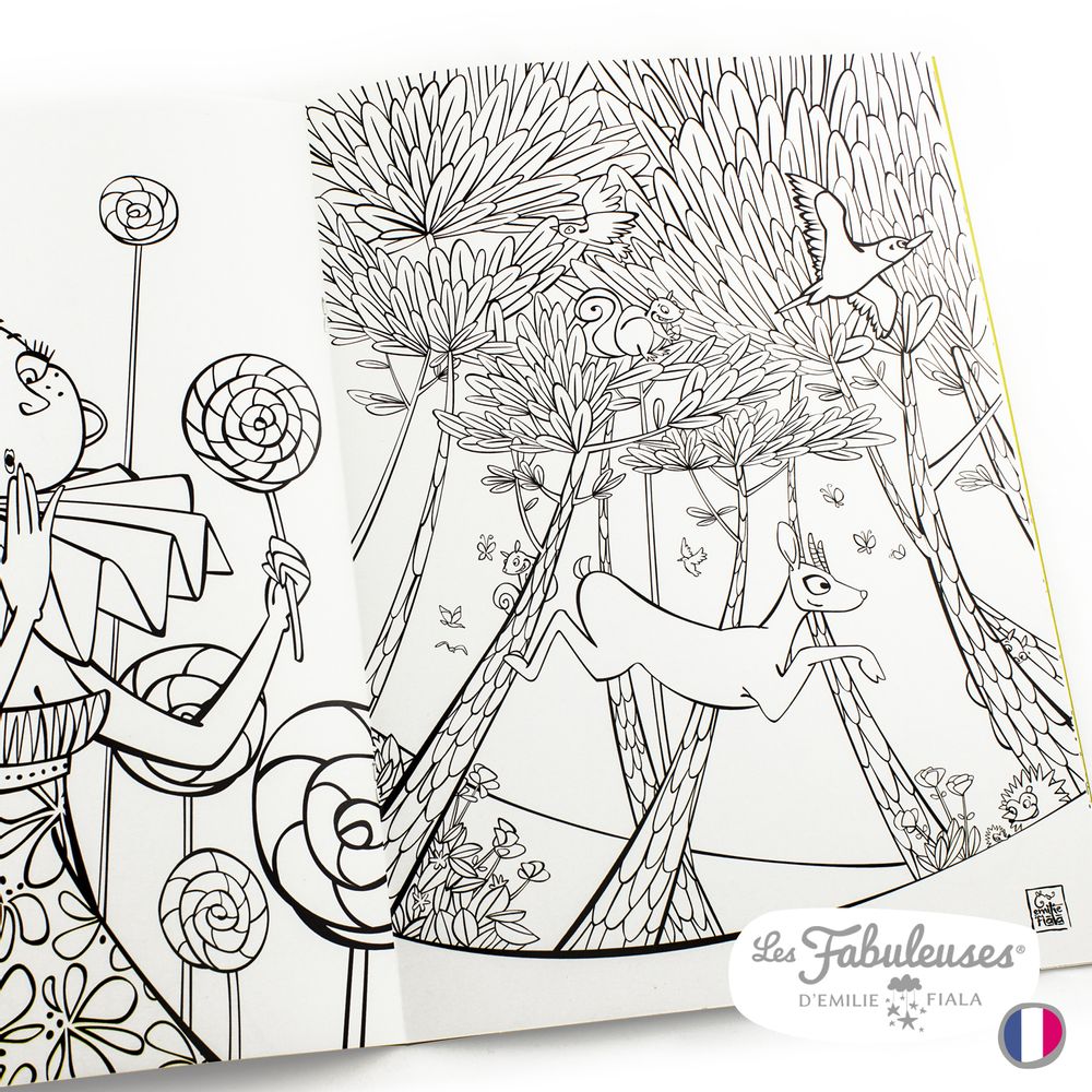 Jeux enfants - "Mes Jolis Coloriages" Les Fabuleuses d'Emilie FIALA - LES FABULEUSES D'EMILIE FIALA