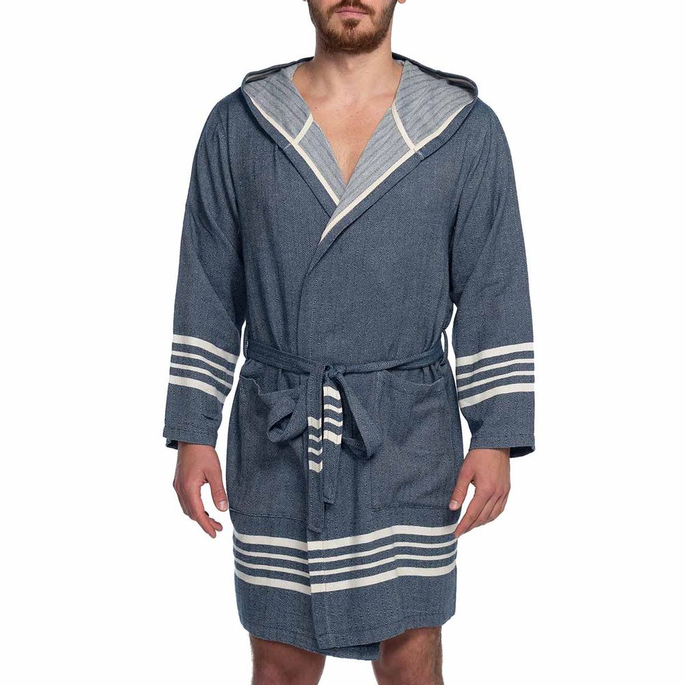 Serviettes de bain - PEIGNOIR À CAPUCHE SULTAN UNISEXE COTON - LALAY