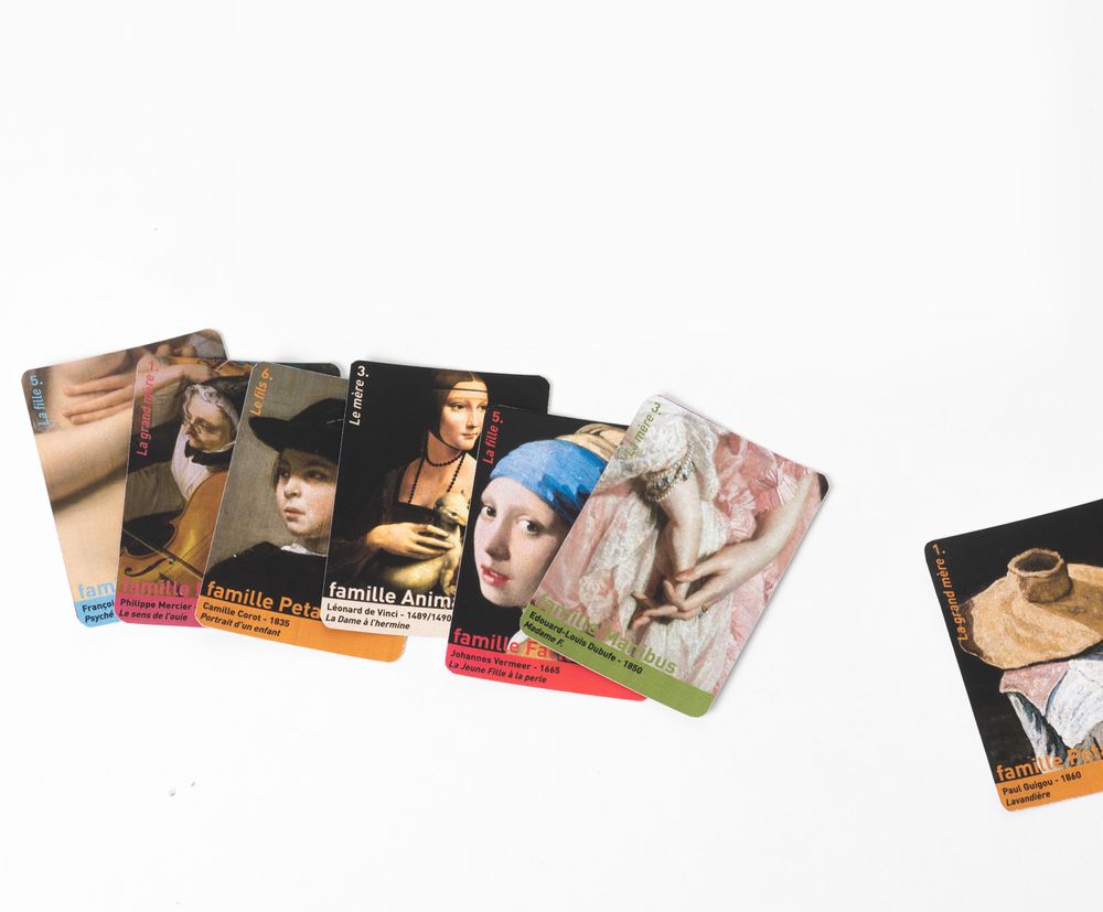 Children's games - Focus on art - Game of 7 families - PA DESIGN