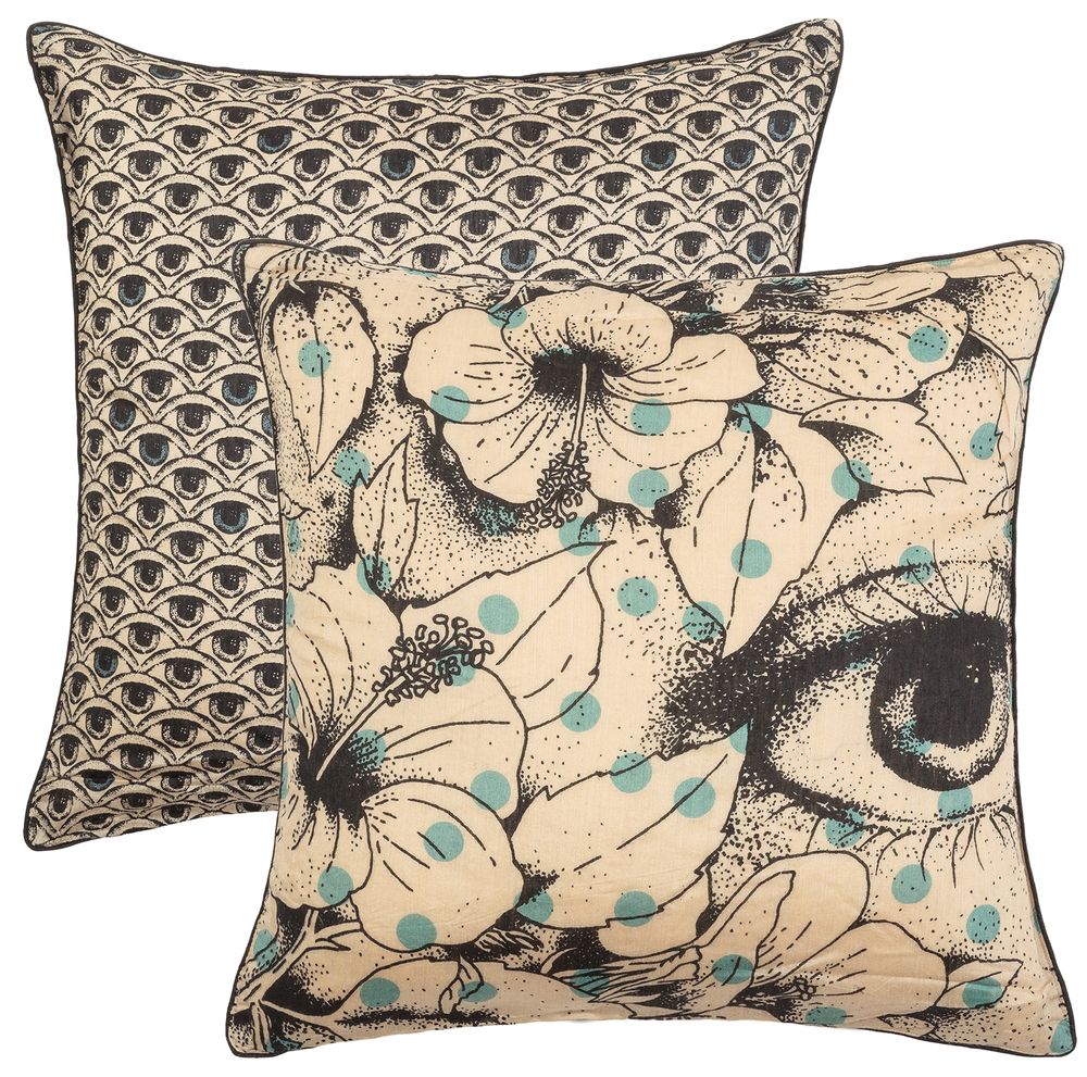 Coussins textile - Coussins Japonais - LE MONDE SAUVAGE BEATRICE LAVAL