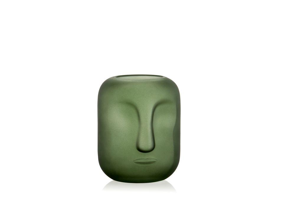 Vases - Vase en verre vert mat CR70134 - ANDREA HOUSE