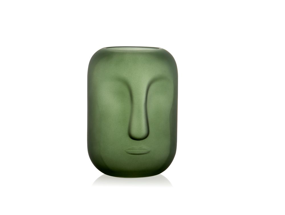 Vases - Vase en verre vert mat CR70135 - ANDREA HOUSE