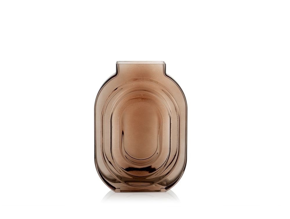 Vases - Bliss brown glass vase CR70140 - ANDREA HOUSE